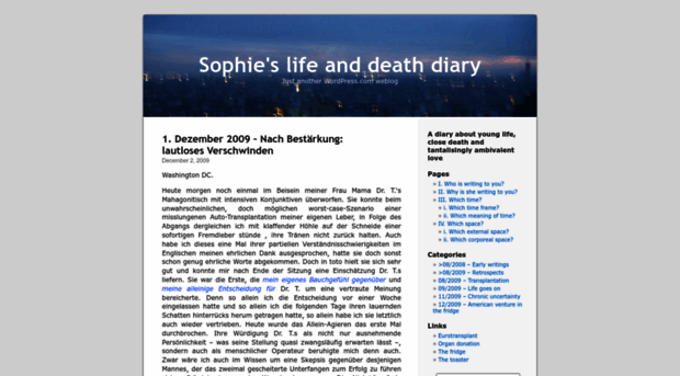 sophieslifeanddeathdiary.wordpress.com