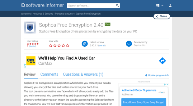 sophos-free-encryption.software.informer.com