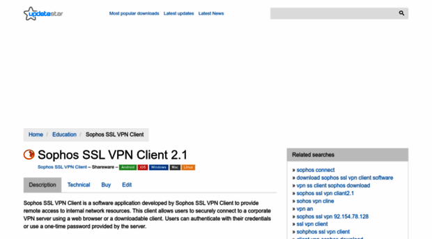 sophos-ssl-vpn-client.updatestar.com