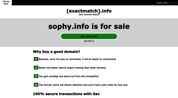 sophy.info