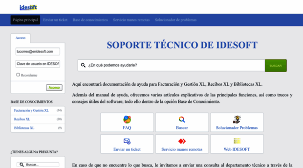 soporte.idesoft.es