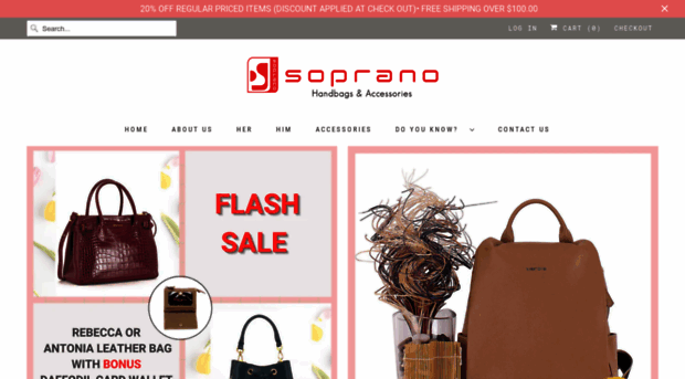 sopranohandbags.com