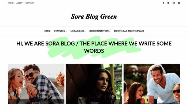 sorablog-green-demo.blogspot.com