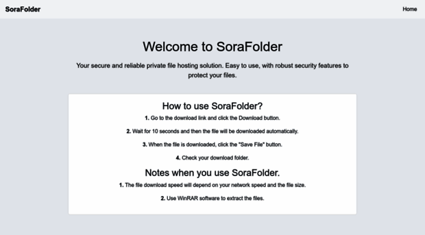 sorafolder.com