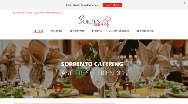 sorrentocatering.com