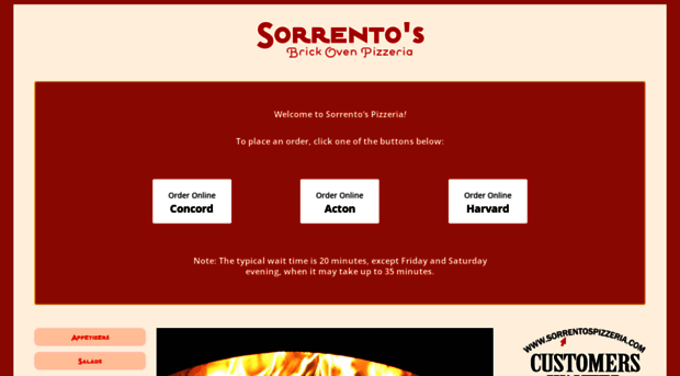 sorrentospizzeria.com