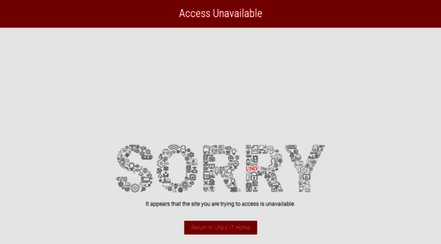 sorry.unlv.edu