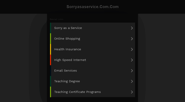 sorryasaservice.com.com