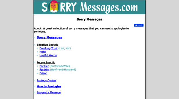 sorrymessages.com