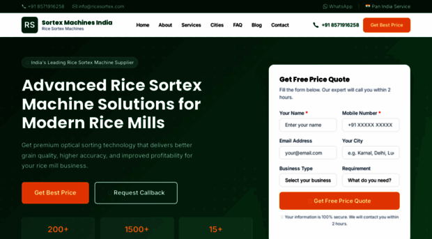 sortexmachinesindia.com