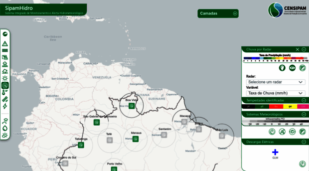 sosamazonia.sipam.gov.br - SipamHidro - Sosamazonia Sipam