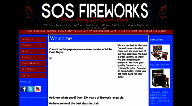 sosfireworks.com