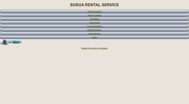 sosuarentalservice.com