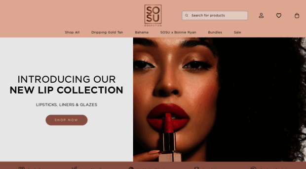 sosucosmetics.com