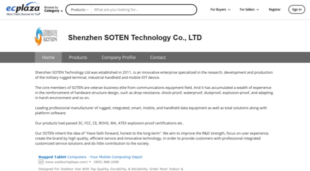 sotentech.en.ecplaza.net