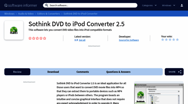 sothink-dvd-to-ipod-converter.software.informer.com