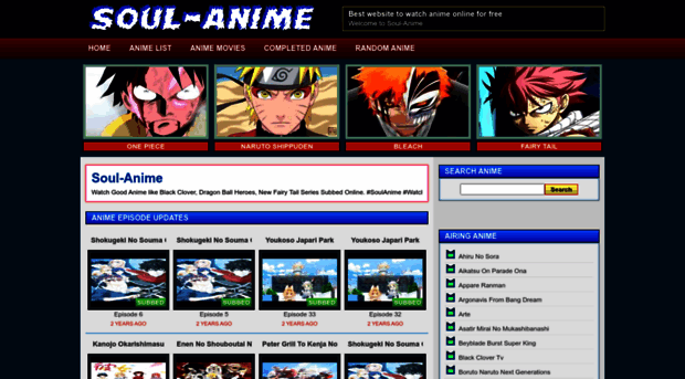 Soul Anime Us Watch Anime Online For Free In Soul Anime