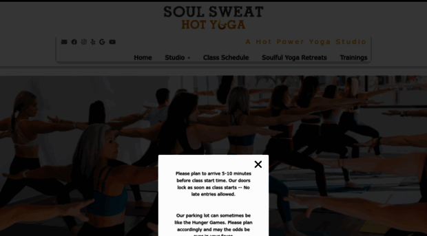 soulsweatyoga.com