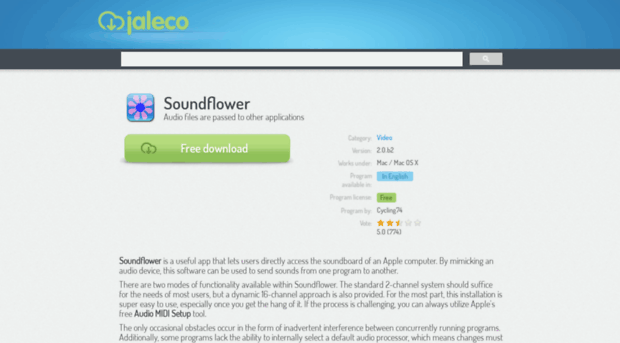 soundflower.jaleco.com