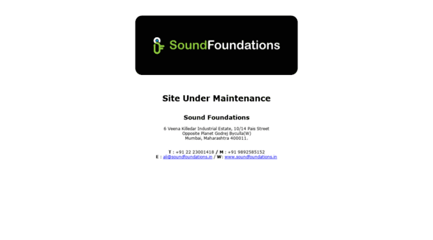 soundfoundations.in