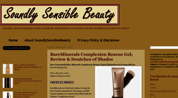 soundlysensiblebeauty.blogspot.com