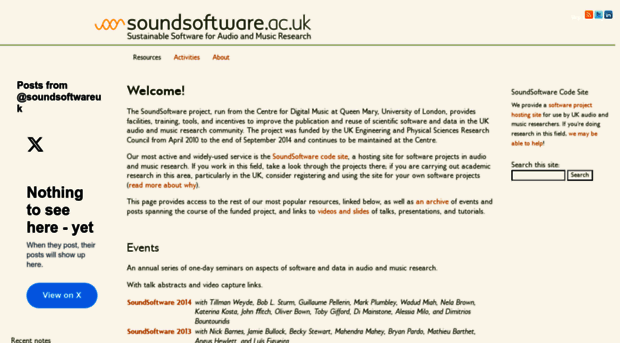 soundsoftware.ac.uk