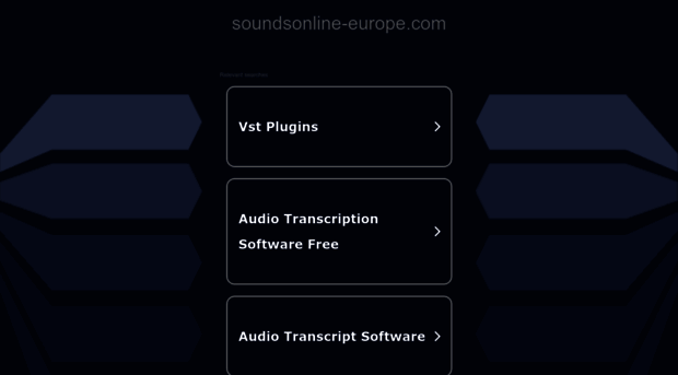 soundsonline-europe.com
