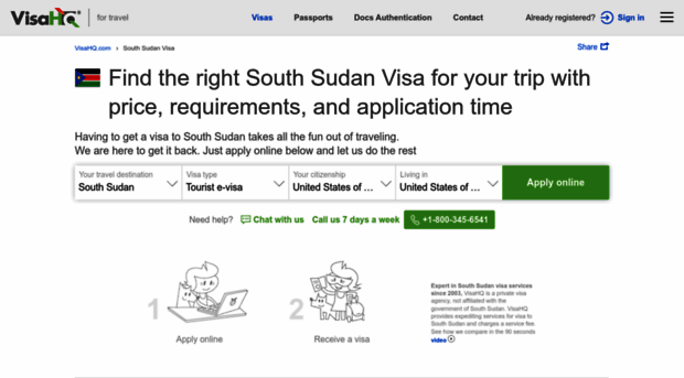 south-sudan.visahq.com