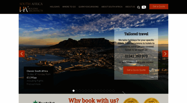 southafricaholidayarchitects.com