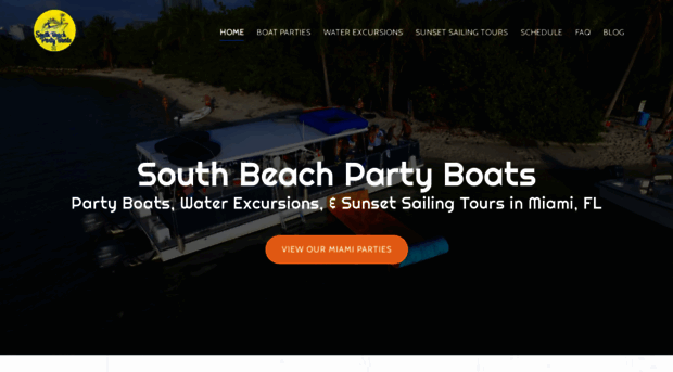 southbeachpartyboats.com