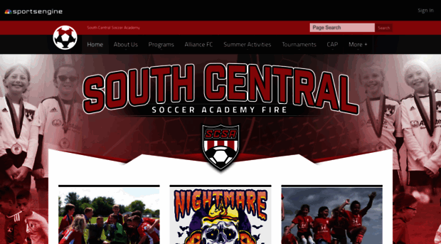 southcentralsocceracademy.com