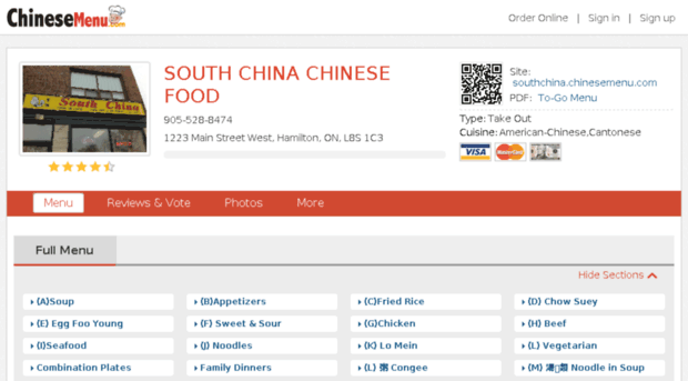 southchina.chinesemenu.com