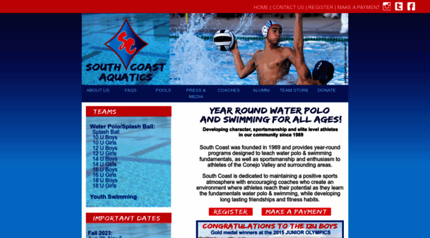 southcoastaquatics.com