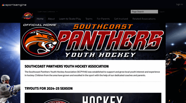 southcoastpanthers.com