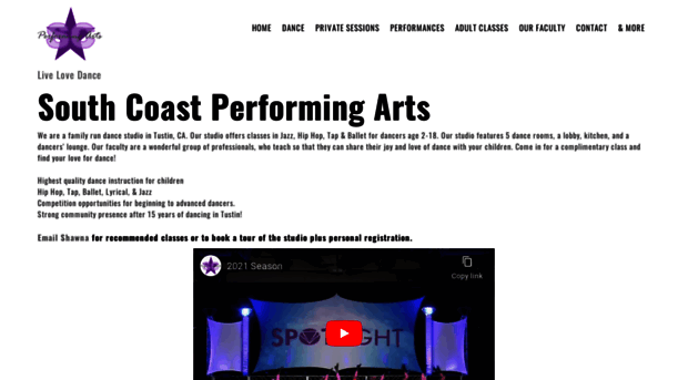 southcoastperformingarts.com