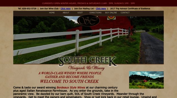 southcreekwinery.com