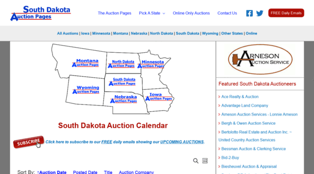 southdakotaauctionpages.com