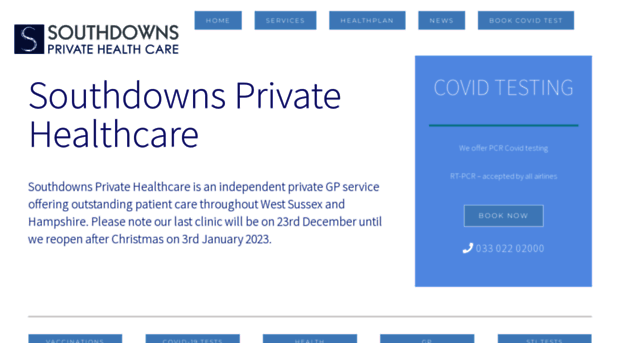 southdownsprivatehealthcare.co.uk