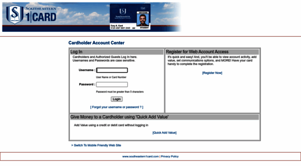 southeastern1card.com