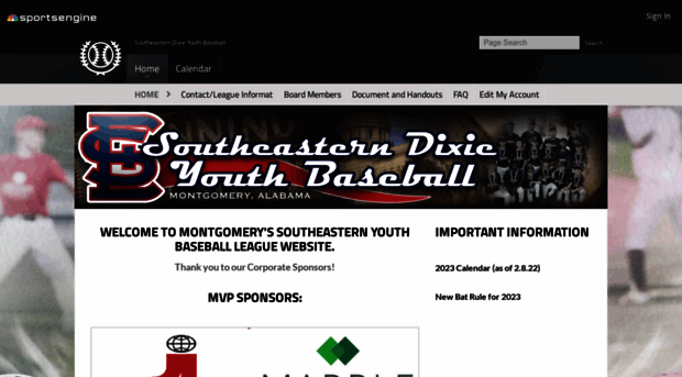 southeasterndixieyouth.com