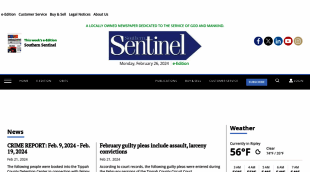 southern-sentinel.com