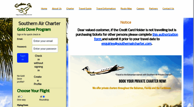 southernaircharter.com