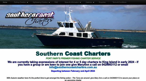 southerncoastcharters.com.au