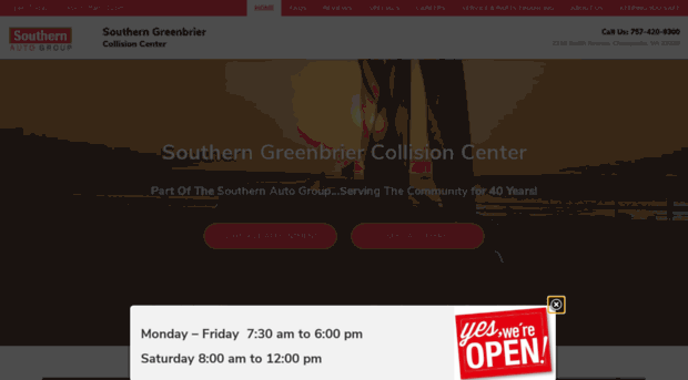 southerncollisiongreenbrier.com