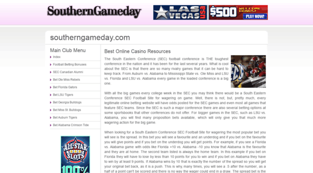 southerngameday.com