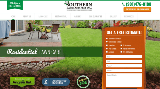 southernlawnandpest.com