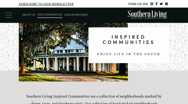 southernlivinginspiredcommunities.com