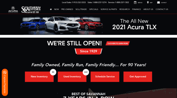 southernmotorsacura.com