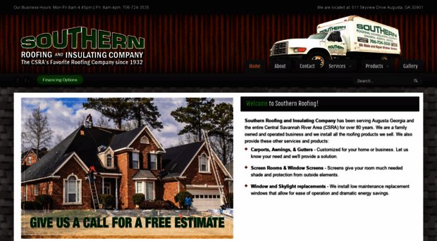 southernroofingaugusta.com