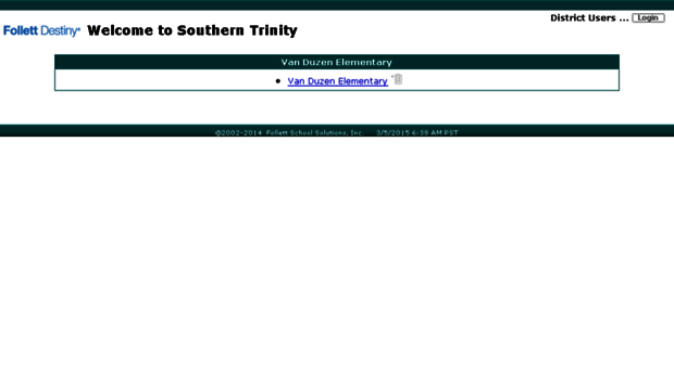 southerntrinity.follettdestiny.com